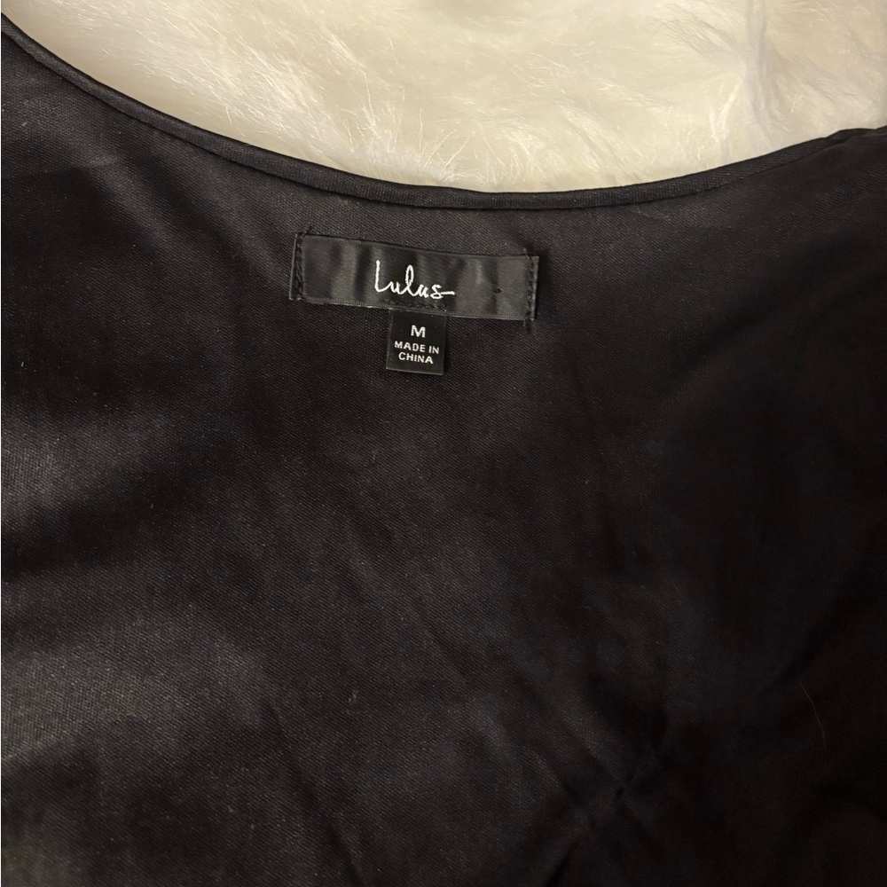 Lulus Elegant Black Sequin top and skirt Two-Piece Bodycon Dress - Picture 7 of 7